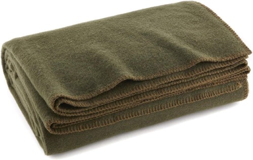 Military wool blanket 80 - blanket, (80%